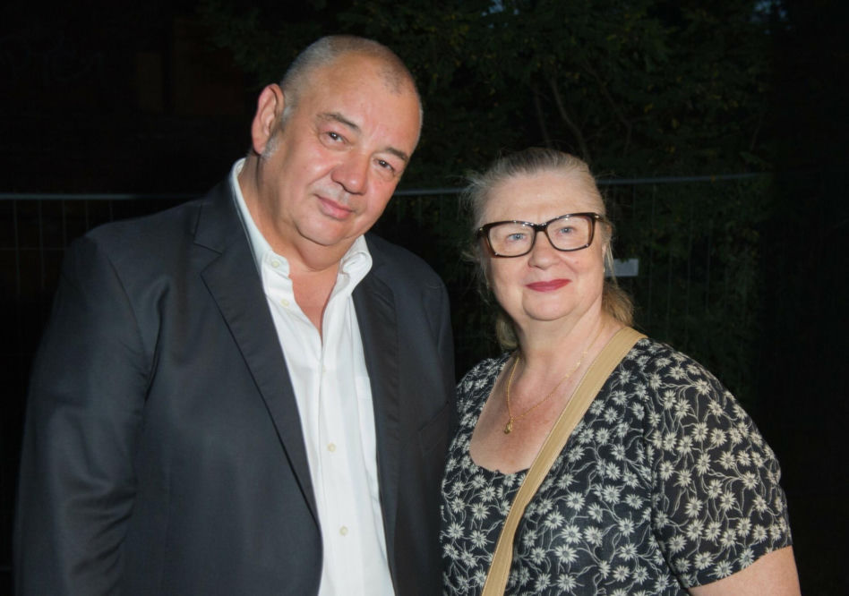 Stanisława Celińska z rodziną