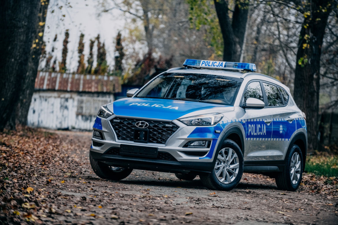 Policyjny Hyundai Tucson 1.6 T-GDI 177 KM 6MT AWD