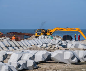 Minister infrastruktury odwiedził przekop Mierzei Wiślanej