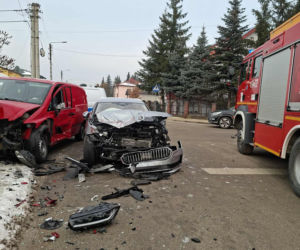 Wypadek u zbiegu ulic Miodowej i Smugowej