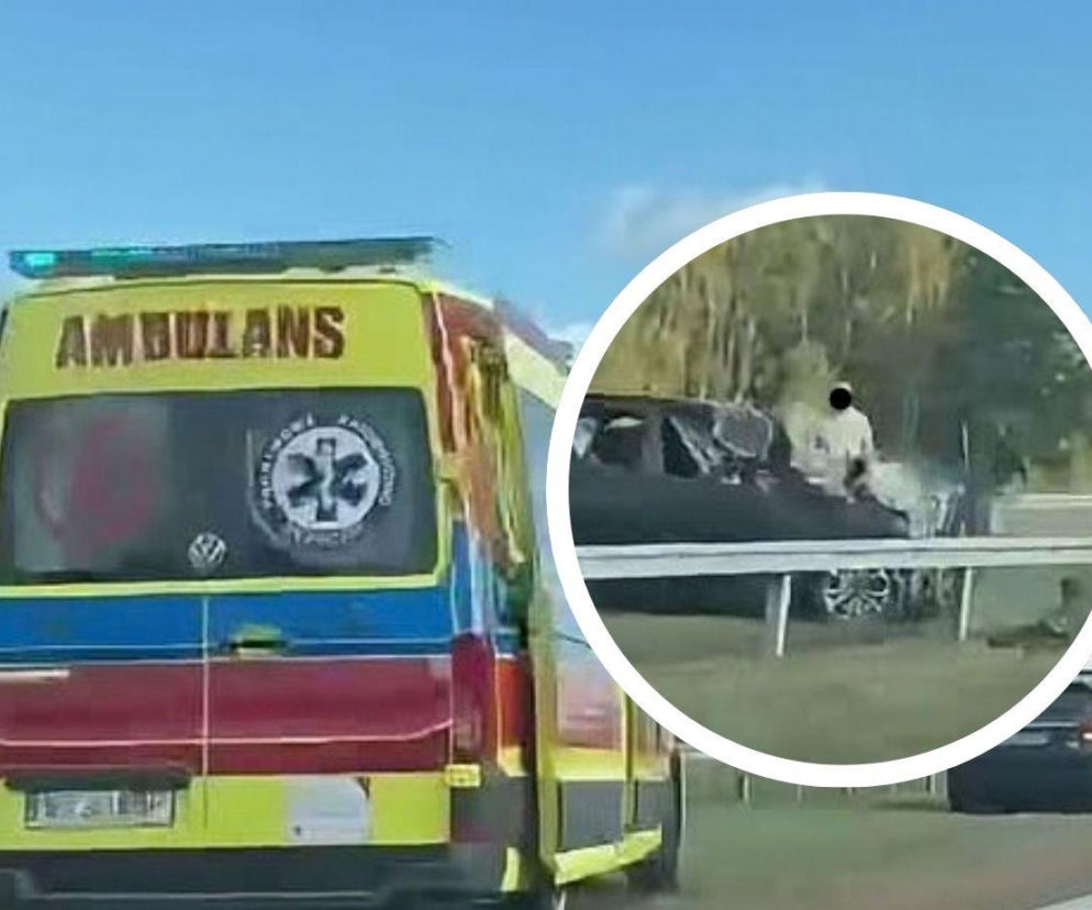 Śmiertelny wypadek na A2 w powiecie mińskim. Na miejscu lądował helikopter LPR!