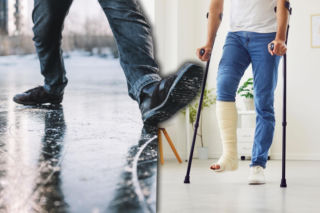 Chodniki jak lodowiska. Szpitale na Pomorzu pękają w szwach po bolesnych upadkach