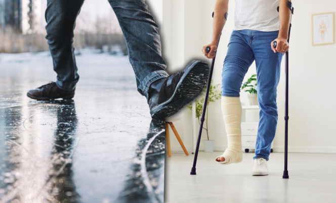 Chodniki jak lodowiska. Szpitale na Pomorzu pękają w szwach po bolesnych upadkach