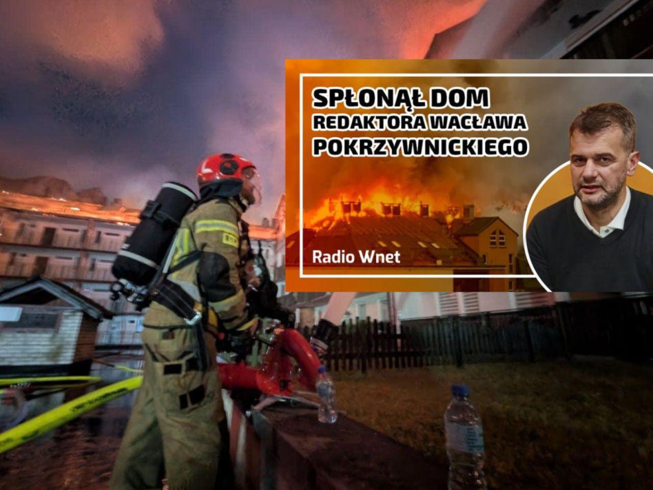 Znany dziennikarz cudem uniknął śmierci w pożarze w Ząbkach. Stracił wszystko, została mu tylko jedna rzecz