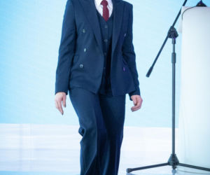 Marta Nawrocka w garniturach