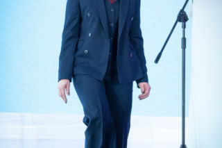 Marta Nawrocka w garniturach