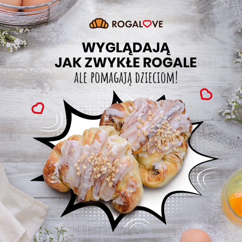 Jedz rogale i pomagaj dzieciom 
