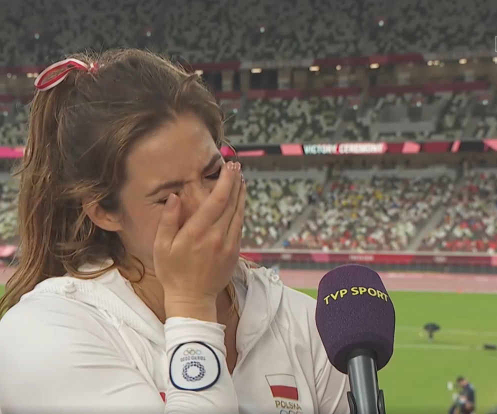 Maria Andryjczyk nie mogła powstrzymać łez