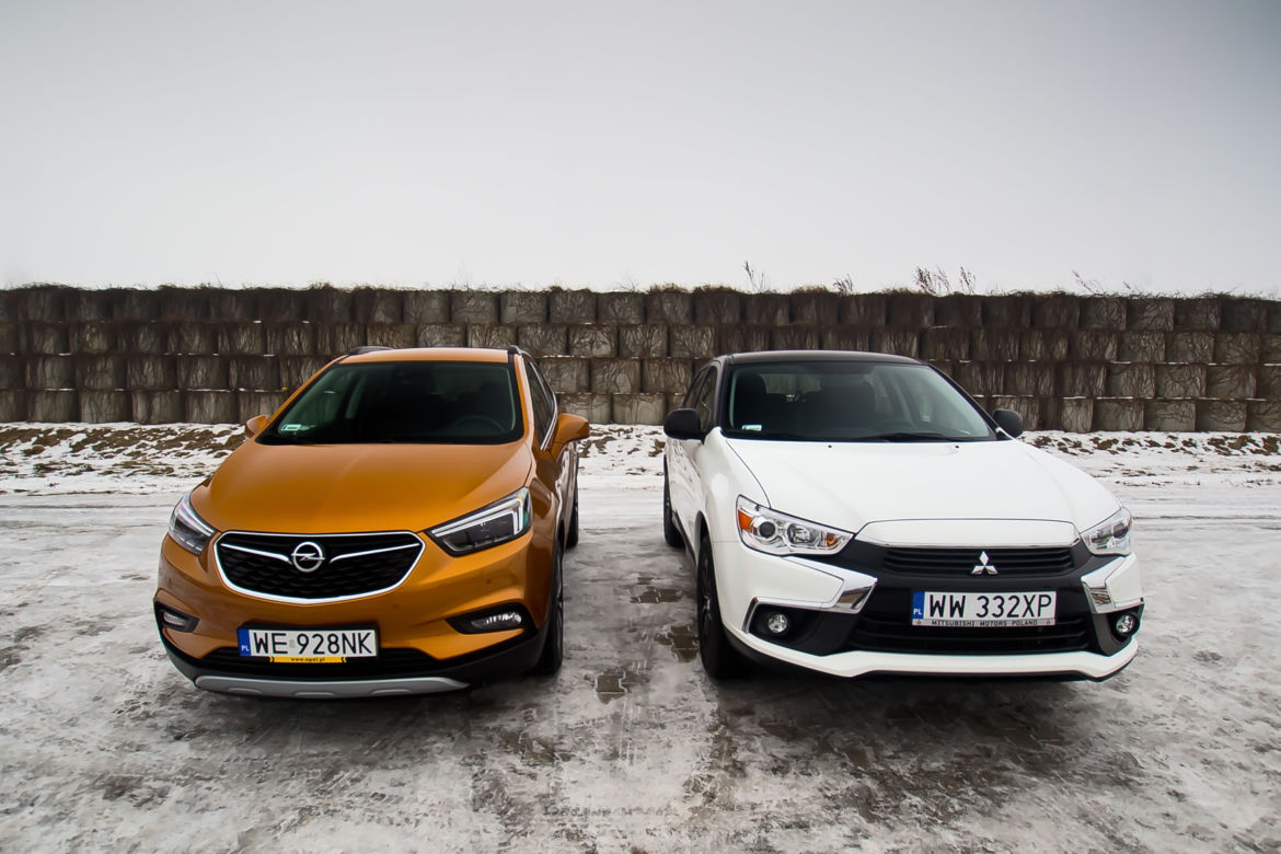 Mitsubishi ASX 1.6 MIVEC 2WD Invite vs. Opel Mokka X 1.6 CDTi 136 KM 4x4 Elite