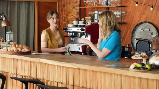 Barwy szczęścia odc. 3283. Dominika (Karolina Chapko), Renata (Anna Mrozowska)