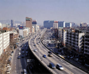 Cheonggyecheon w Seulu - zdjęcia archiwalne