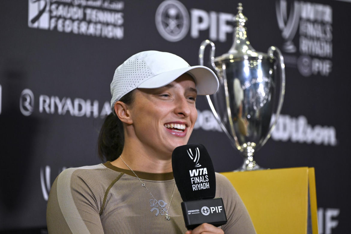 Tenisistki na konferencji WTA Finals