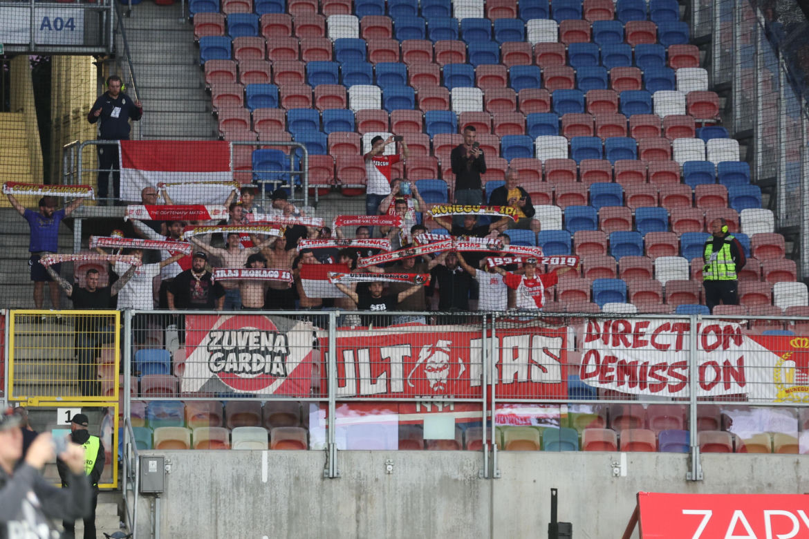 Górnik Zabrze - AS Monaco: Zdjęcia kibiców i zawodników z meczu eliminacji Ligi Konferencji