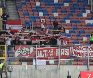 Górnik Zabrze - AS Monaco: Zdjęcia kibiców i zawodników z meczu eliminacji Ligi Konferencji