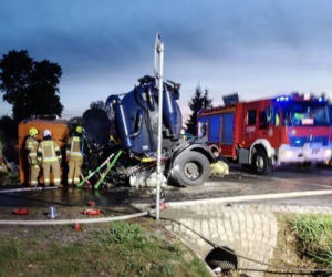 Druga ofiara tragedii pod Ciechanowem. W szpitalu zmarł 35-letni kierowca ciężarówki