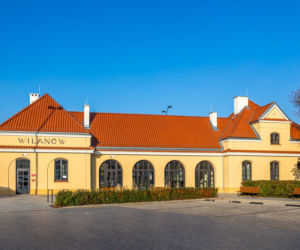 Dawny dworzec Kolei Wilanowskiej w Warszawie po remoncie