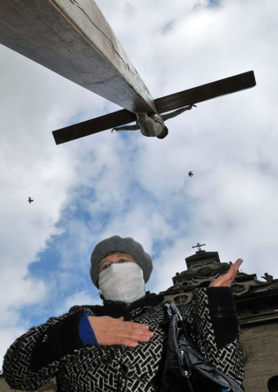 Ukraina walczy z epidemią grypy