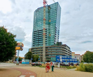 Budowa Hanza Tower - lipiec 2020