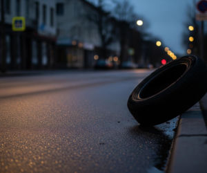 Pijany kierowca w Lubinie. Co zaskoczyło policjanta na miejscu wypadku?