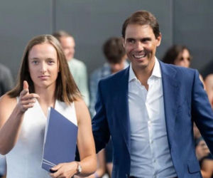 Iga Świątek i Rafael Nadal