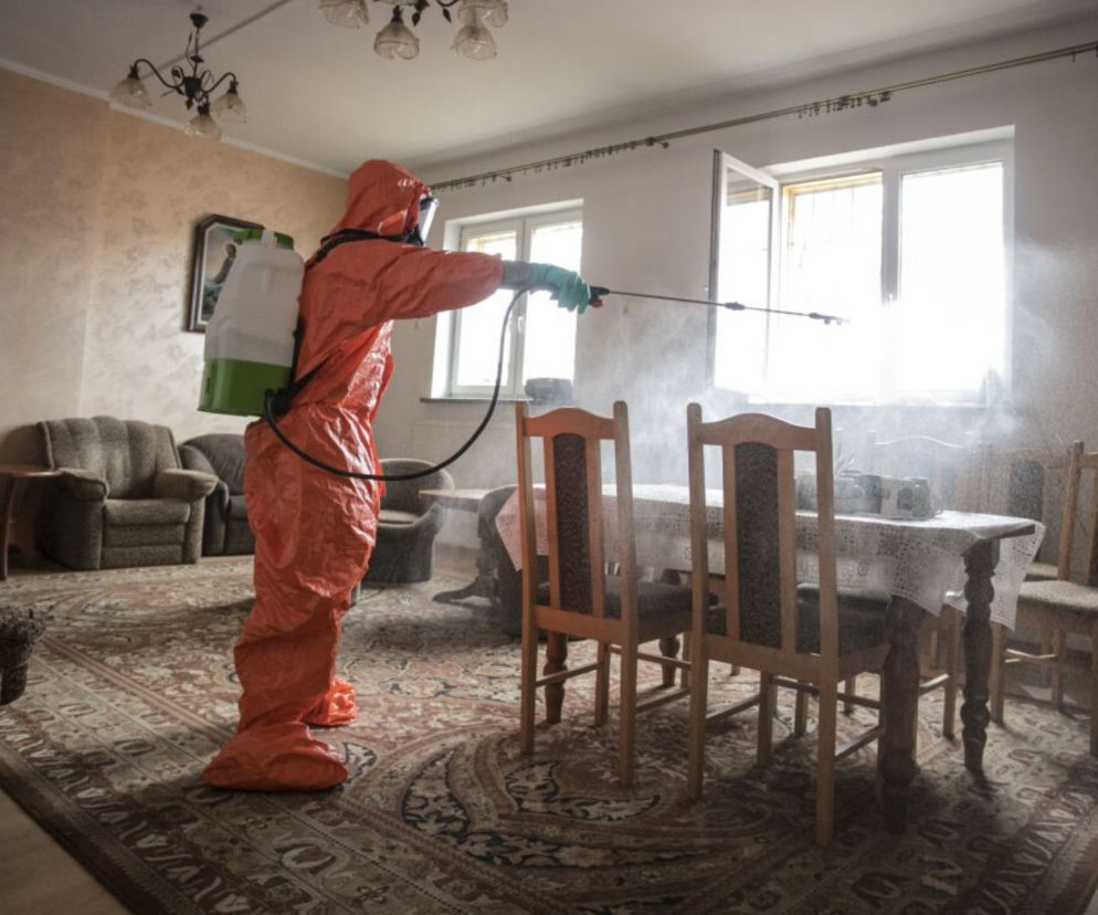 Koronawirus. Lubelscy terytorialsi przeprowadzili pierwszą dekontaminację w DPS w Zamościu