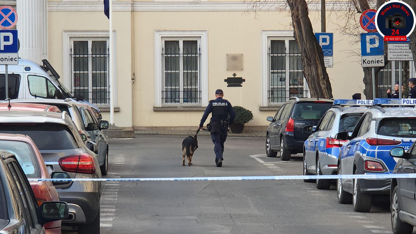 Akcja policji w centrum Warszawy
