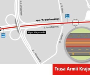 Trasa AK kolejny etap przebudowy