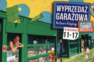Garażówka na Bazarze Różyckiego 7.08. Pierwsza taka wyprzedaż na odświeżonym Różycu!