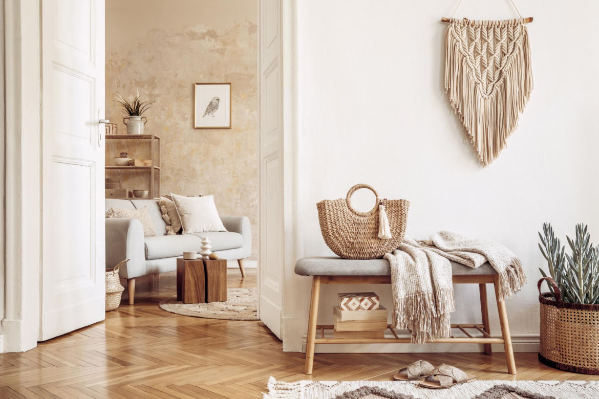 Boho w stonowanej kolorystyce