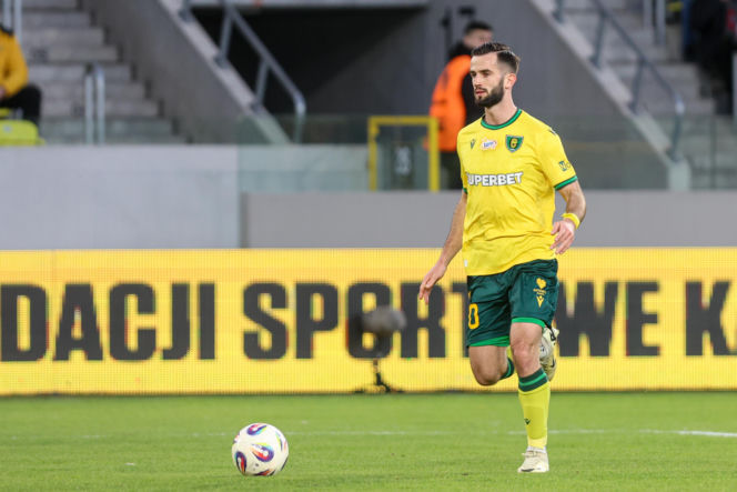 GKS Katowice - Lechia Gdańsk: Zdjęcia kibiców i zawodników z meczu 25. kolejki PKO BP Ekstraklasy