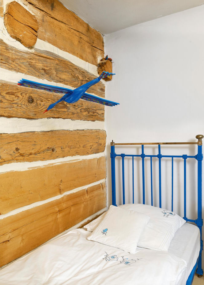 Wnętrze łemkowskiej chaty