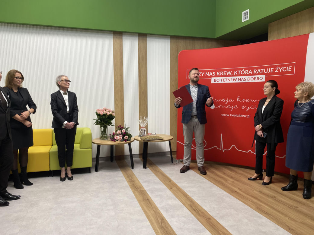 Otwarcie nowego budynku Regionalnego Centrum Krwiodawstwa i Krwiolecznictwa w Zielonej Górze
