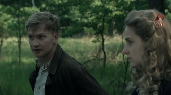 Czas honoru Powstanie odc. 7. Michał (Kuba Wesołowski), Halszka (Julia Rosnowska)
