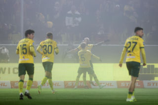 GKS Katowice - Pogoń Szczecin, zdjęcia kibiców i zawodników z meczu 17. kolejki PKO BP Ekstraklasy