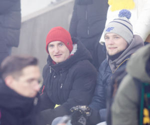 Kibice GKS Katowice dopingowali piłkarzy w meczu z Pogonią