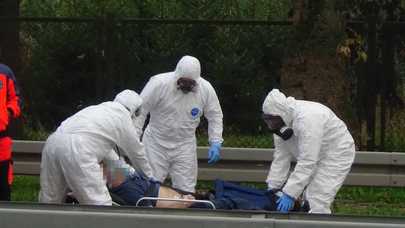 Tragiczny wypadek karetki, która wiozła zakażonego