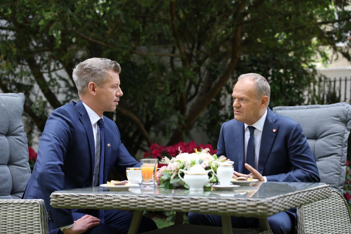 Spotkanie Donalda Tuska i Petera Magyara