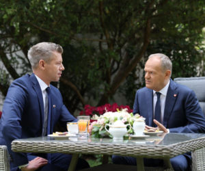 Spotkanie Donalda Tuska i Petera Magyara