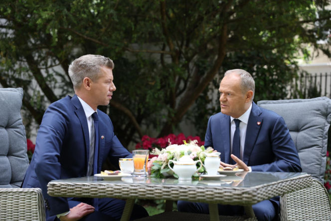 Spotkanie Donalda Tuska i Petera Magyara