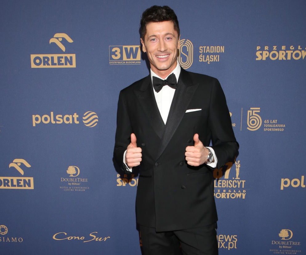 Robert Lewandowski na Gali Mistrzów Sportu 
