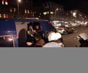 Policjanci zatrzymali 120 kibiców Lazio przed meczem z Legią