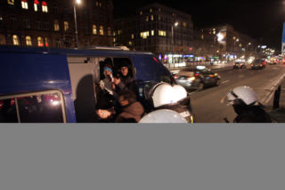 Policjanci zatrzymali 120 kibiców Lazio przed meczem z Legią