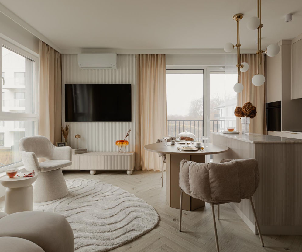 Punktem wyjścia była potrzeba spokoju. Soft minimalizm w gdyńskim mieszkaniu