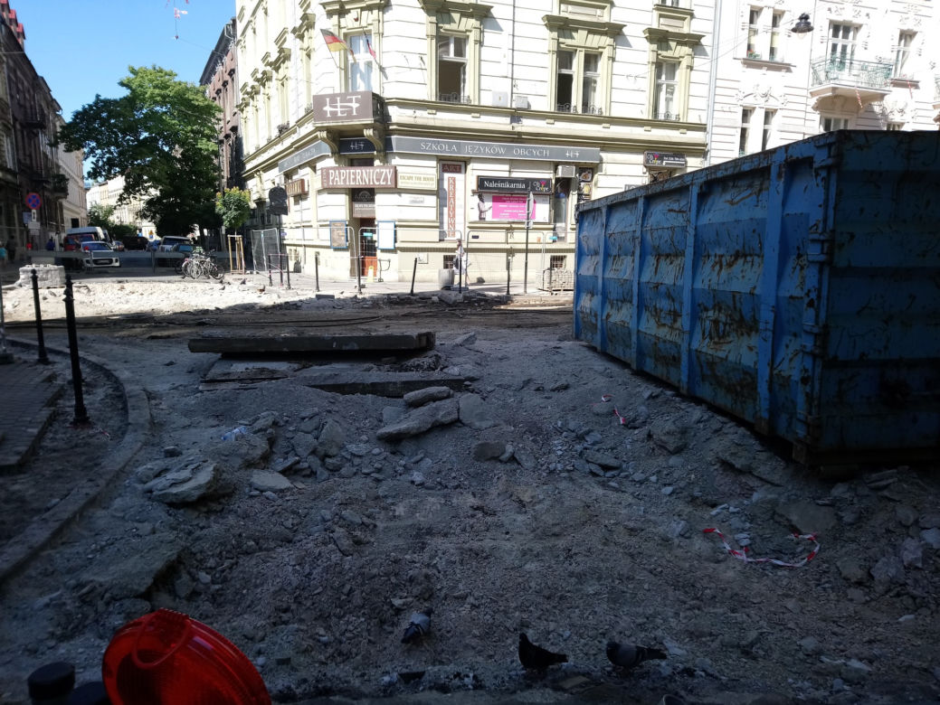 Ruszył remont ulicy Karmelickiej. Duże utrudnienia w centrum Krakowa