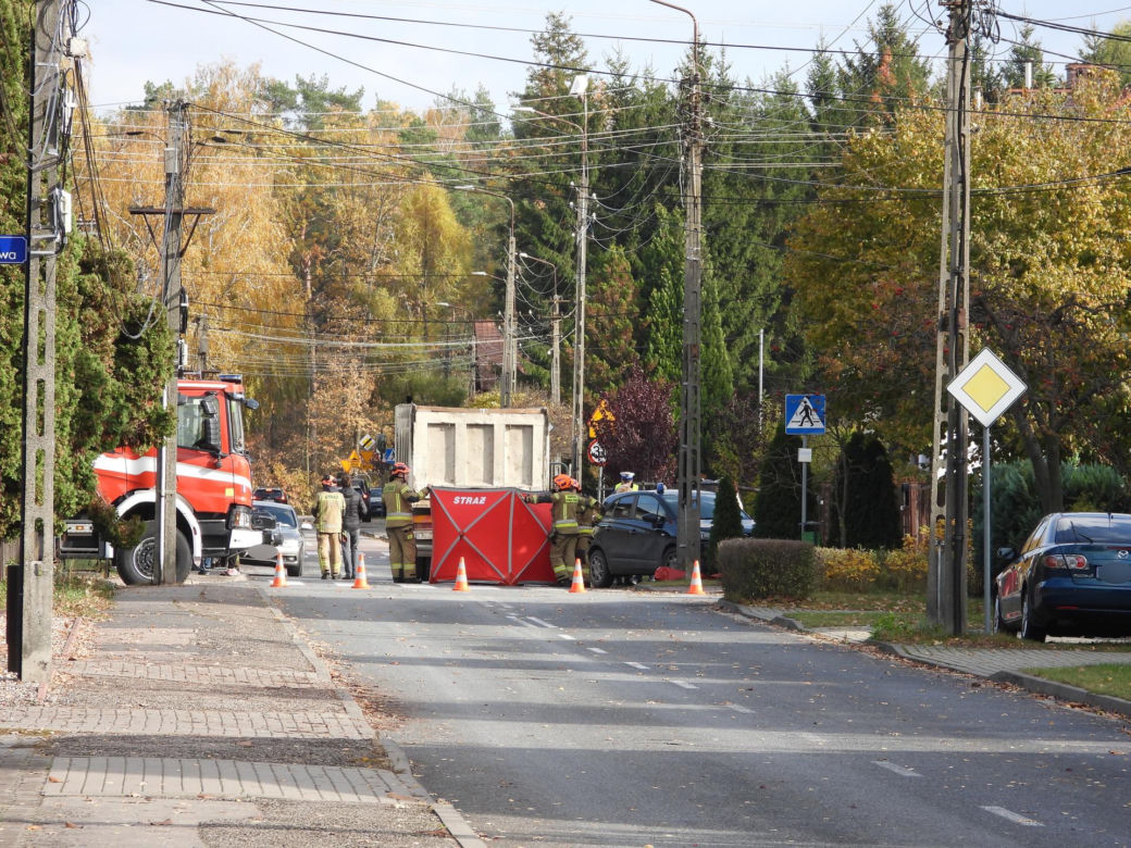 Śmiertelne potrącenie rowerzysty pod Warszawą