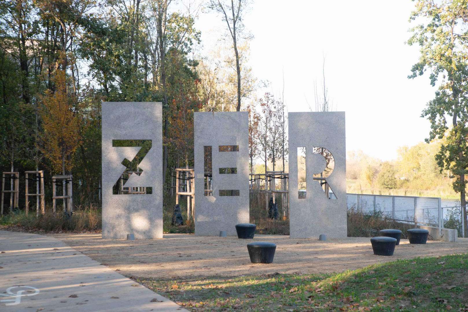 Park Żerański – detale i mala architektura