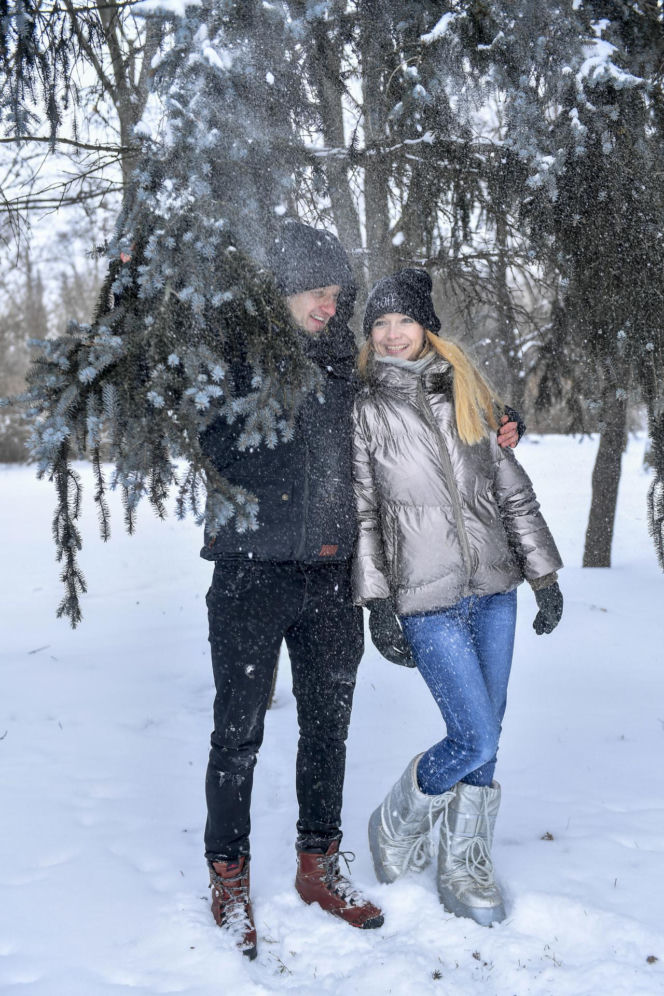 "Rolnik szuka żony" na stoku! Tak Marta Paszkin i Paweł Bodzianny urwali się i szaleją. Ale dzieciaki też mają frajdę