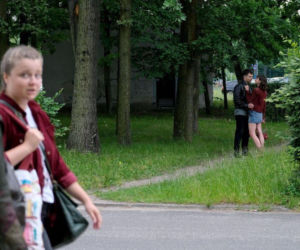 M jak miłość odc. 1898. Tomek Kubicki (Chris Cugowski), Majka (Matylda Giegżno), Justyna (Marta Malinowska)