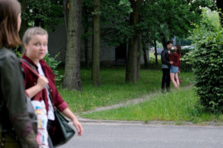 M jak miłość odc. 1898. Tomek Kubicki (Chris Cugowski), Majka (Matylda Giegżno), Justyna (Marta Malinowska)
