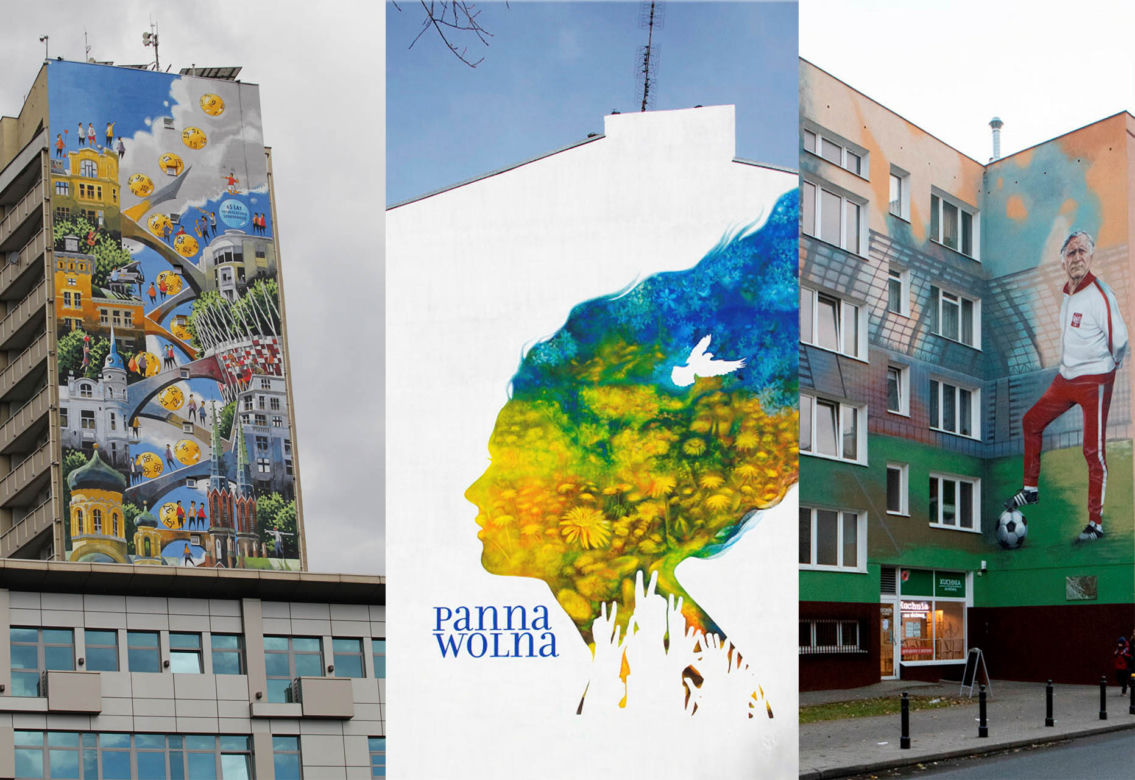 Murale w Warszawie